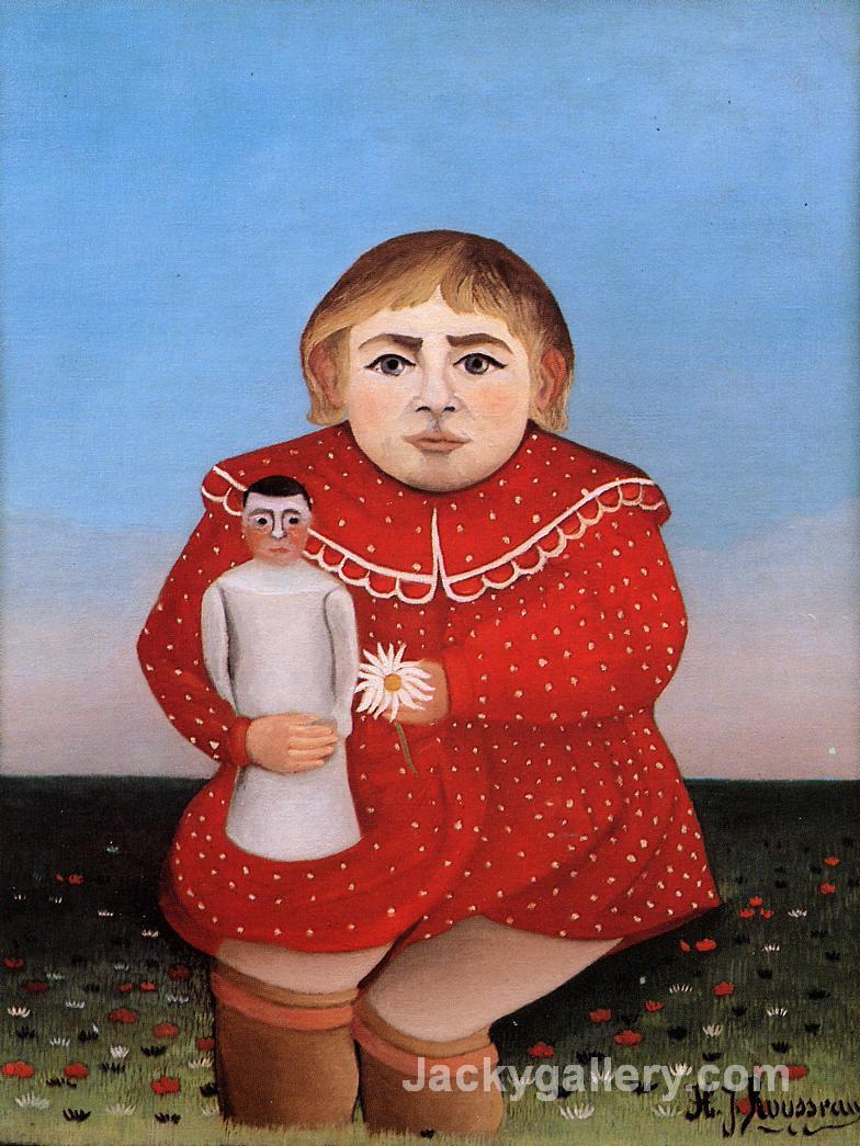 Child with Doll by Henri Rousseau paintings reproduction